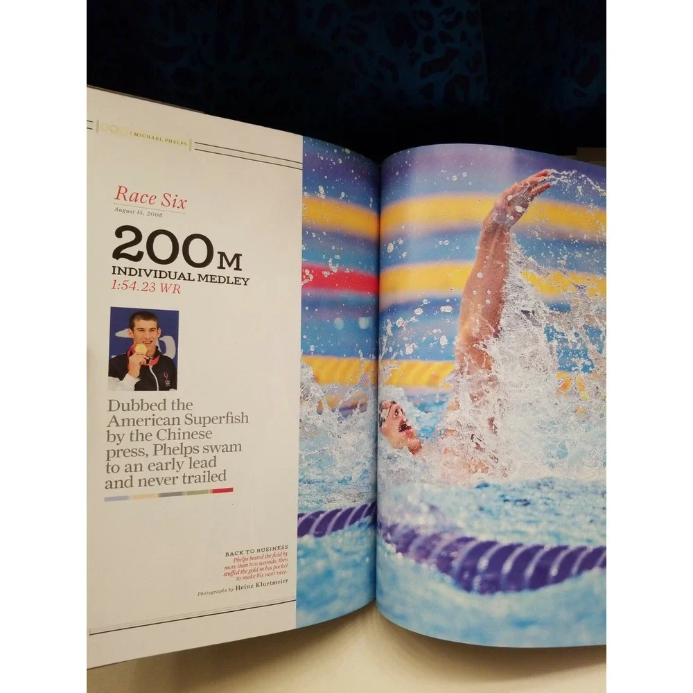 Sports Illustrated Michael Phelps An Epic Olympic Journey Coffee Table Book‎